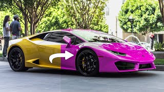 how to change a car color to any color photopea tutorial [upl. by Onra]