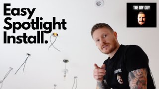 How to Install Spotlights  Change Pendant to Downlights [upl. by Shermie]