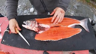 How to Clean amp Cook a Sockeye Salmon [upl. by Nylekoorb]