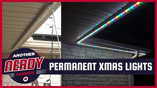 Permanent Holiday  Christmas Lights Install using Permatrack [upl. by Jammie]