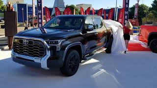 2022 Toyota Tundra Press Conference Reveal [upl. by Nahej]