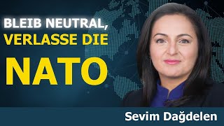 Schluss mit dem NATOWahnsinn Deutschland muss raus  Sevim Dagdelen deutsche Abgeordnete [upl. by Itsa]