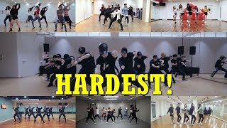 THE REALLY HARDEST CHOREOGRAPHIES ON KPOP [upl. by Tinaret]