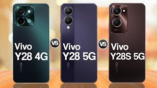 Vivo Y28 4G Vs Vivo Y28 5G Vs Vivo Y28S 5G [upl. by Orpah]