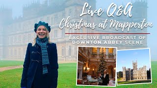 Christmas at Mapperton Live QampA plus Downton Abbey [upl. by Annodas]