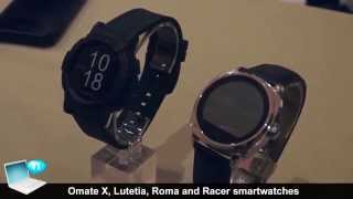 Omate X Lutetia Omate Roma and Omate Racer smartwatches [upl. by Rehsa]