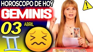 âš ï¸ALGUIEN RECIBIRÃ TREMENDO CASTIGOðŸ˜– Geminis â™Š MONHI VIDENTE ðŸ”® Horoscopo De Hoy 3 De Abril 2024 â¤ï¸ [upl. by Pickar]