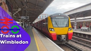 Trains at Wimbledon 07082024 [upl. by Cart474]