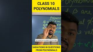 🇮🇳Polynomials Class 10 Important Question cbse maths class10th shorts learning motivation [upl. by Nojid107]