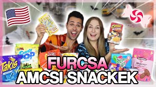 FURCSA AMCSI SNACKEK MARYVEL 🍬🇺🇸 [upl. by Eniamart]