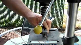 Speargun spear shaft drilling Jig [upl. by Mcevoy45]