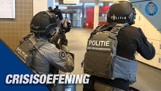 POLITIE  EXTREEM GEWELD  CRISISOEFENING  TERRORISME  TRAINING [upl. by Anagrom]