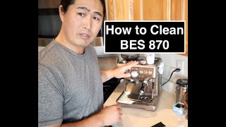 Step by Step quotClean Mequot  Breville Barista Express BES 870 [upl. by Notnef781]