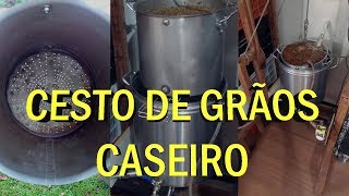 CESTO DE MALTEGRÃOS CASEIRO  Chachos Cervejeiros 06 [upl. by Fidelia]