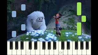 piano tutorial quotTHE LESHAN BUDDAHquot from ABOMINABLE Magic Violin Scene with free sheet music pdf [upl. by Nomla]