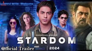 Stardom Official Announcement Aryan Khan Sharukh Khan Salman Khan  Boby Deol Aliya Bhatt [upl. by Aedrahs]