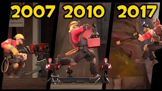 The Evolution of Engineer TF2 [upl. by Drallim906]