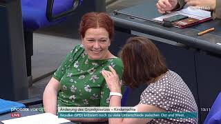 Debatte zum Thema quotÄnderung des Grundgesetzes  Kinderrechtquot am 060619 [upl. by Adnarram]