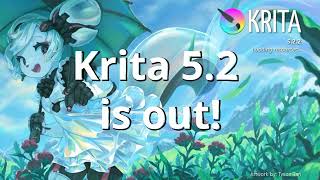 KRITA 522  Unveiling the New Features of Krita  Part I [upl. by Aelak]