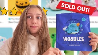 I Tried the Crochet Beginner Woobles Kit was is worth it [upl. by Enriqueta]