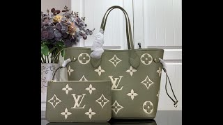 Louis Vuitton Neverfull MM M46649 Green [upl. by Helena]