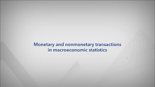 Monetary and nonmonetary transactions in macroeconomic statistics [upl. by Plato]