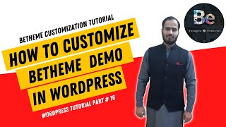 How to Customize BeTheme Homepage  BeTheme Customization Tutorial for Beginners [upl. by Quince]