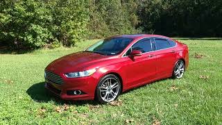 2014 Ford Fusion Titanium Vin363190 Burgundy 360 View [upl. by Puritan]