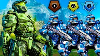 CARRYING ALL RANKS IN THE NEW SEASON OF HALO [upl. by Sirronal]