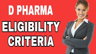 D pharmacy  Eligibility Criteria For Hsc passed Students [upl. by Anbul]