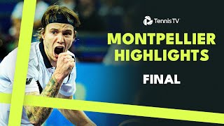 Borna Coric vs Alexander Bublik For The Title 🏆  Montpellier 2024 Final Highlights [upl. by Gardie]