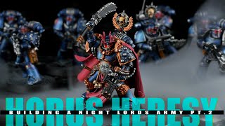 Horus Heresy Building a Night Lords Army Part 2 [upl. by Armalla]