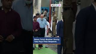 Jimmy Tata Pays Final Respects To Brother Ratan Tata  NDTV Profit [upl. by Hacceber874]