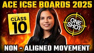 Master Non  Aligned Movement in 1 Shot  ICSE Class 10 History  Preksha Jain [upl. by Tova]