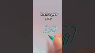 अपना नाम कमेंट करें🔥comment your nameGoodHandwritingsubscribelike [upl. by Gaylor]