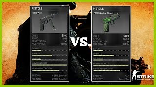 CS GO  CZ75Auto vs P250  Pistol Comparison [upl. by Nwahsyt28]