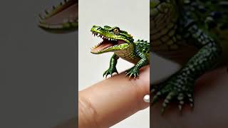 Cute tiny crocodile  tiny animals  animals  Aitinytown11 [upl. by Airotnahs]