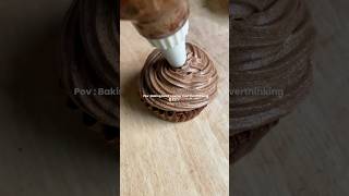 Small batch of Chocolate Cupcakes 🧁✨💌baking chocolatecupcakes cupcakes dessert youtubeshorts [upl. by Aryl]