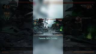 Takeda 58 ComboNo Fatal Blow mk1 takeda combos [upl. by Ateuqram]