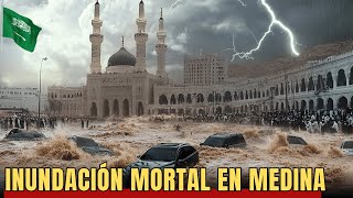 ¡Inundación mortal en Arabia Saudita ¡Las calles de Medina se convirtieron en un río [upl. by Worden842]