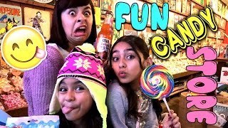 Fun Candy Store  VLOG IT  GEM Sisters [upl. by Millard]