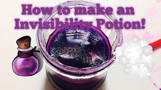 How to make an Invisibility Potion [upl. by Ewall]