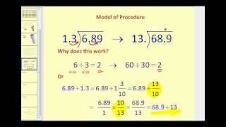 Dividing Decimals [upl. by Aurel]