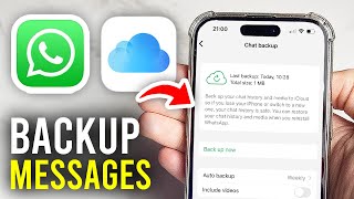 How To Backup WhatsApp On iPhone  Full Guide [upl. by Blithe728]