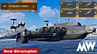 RF Bartini A20007 New Ekranoplan🔥 full review amp gameplay  Modern Warships [upl. by Seldan544]