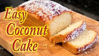 Coconut cake simple easy and quick to make [upl. by Hannej]