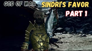 God of War  Sindris Favors  Part 1 Fafnirs Hoard  Walkthrough w Commentary PS54K [upl. by Aivatnuhs]