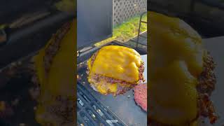 Beer Cheese Smash Burgers Recipe  Over The Fire Cooking by Derek Wolf [upl. by Hametaf229]