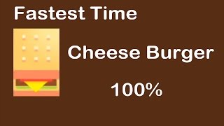 Paperio  100 Cheese Burger Fastest Time under 6 Mins [upl. by Neeloc932]