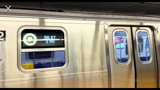 Wait WTF 😳 R211 Q train in service going to 96 st 2 av credit to techandtransit [upl. by Pages]